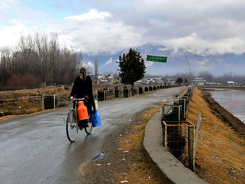 Cold wave conditions continued across North India on Sunday though the mercury registered marginal increase in some parts including Delhi and Kashmir. Photo: PTI (File)