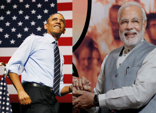 Prime Minister Narendra Modi and US President Barack Obama. AP- PTI File Photo