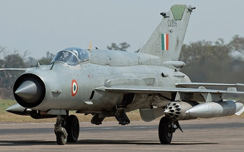 A MiG-27 fighter aircraft of the Indian Air Force today crashed here but the pilot ejected safely. However, it was not immediately known if there was any casualty. PTI file photo for representational purpose only