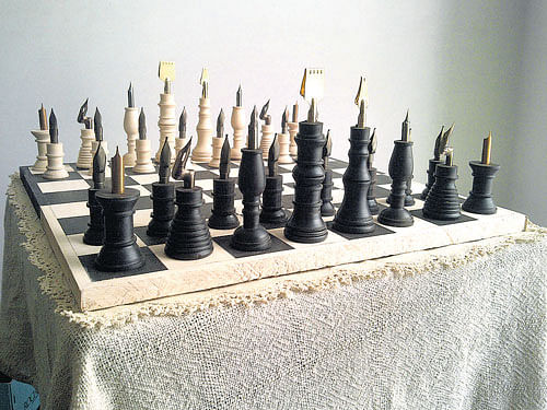 South India-based Apparao Galleries' theme, 'The Art of Chess', is ably represented by artists at the India Art Fair.