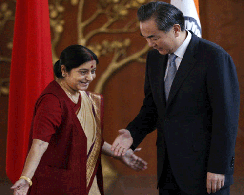 External Affairs Minister Sushma Swaraj's visit China. AP File Photo.