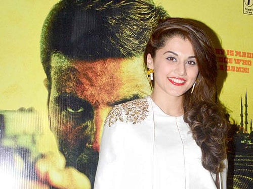 Actress Taapsee Pannu, who briefly unleashed her action side in Neeraj Pandey's Baby, is ready to repeat her act in a full-length role but she says she won't do it right away. Image CourtesY : Twitter