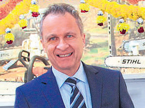 'Mechanisation is taking place in India at a rapid pace. Our experience so far is that there is initial resistance in using power tools in traditional areas. But once the technology becomes familiar, users adapt to them so much that they are unable to function without our tools,' Andreas STIHL Board member and Head (Marketing and Sales) Norbert Pick said.