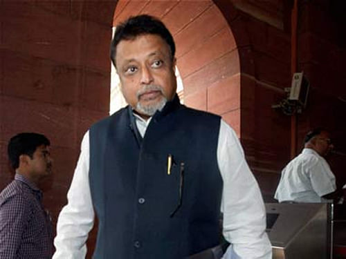 Trinamool Congress General Secretary Mukul Roy today presented himself before the CBI team here to face interrogation in connection with the Saradha scam. PTI file photo