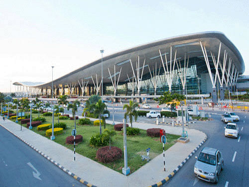 A group of nine persons were detained immediately after they landed at the Kempegowda International Airport on Saturday, following their reported attempt to visit Syria, the stronghold of the Islamic State. DH file photo