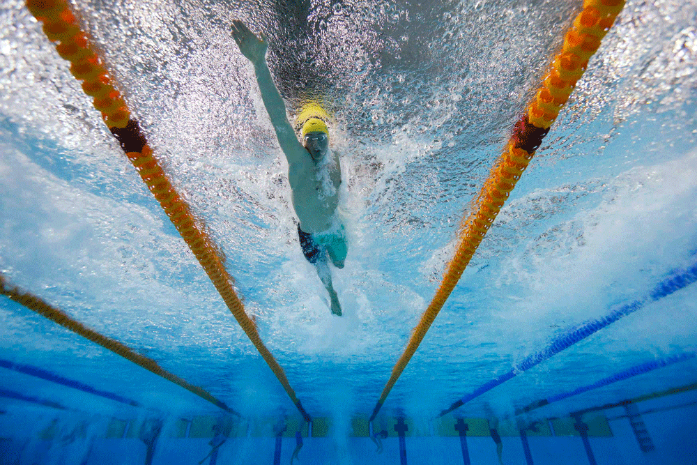 The swimmers competing in the ongoing National Games will not just be fighting it out for medals but also for a slot in the World Championships after governing body FINA approved the event as a qualifier for the big-ticket showpiece scheduled later this year. Reuters  File Photo.