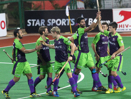 After two draws and a loss, Delhi Waveriders tasted victory on Sunday by beating Dabang Mumbai 3-1 in the Hero Hockey India League at the Major Dhyan Chand National Stadium.PTI File Photo