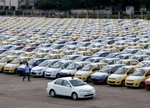 Hit by price hikes following withdrawal of excise duty concessions, car sales in India began on a tepid note this year.PTI File Photo