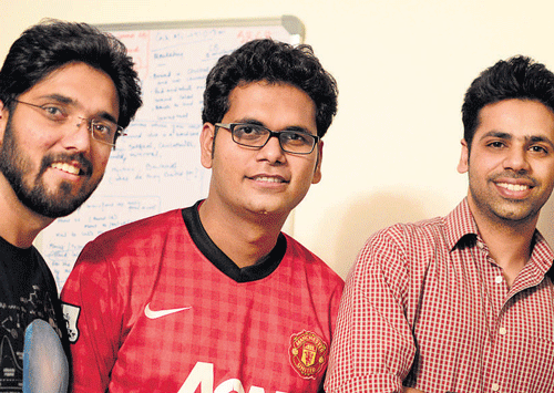 enthusiastic Vinay Pathak, Ashish Bharadwaj and Anshuman Sharma.