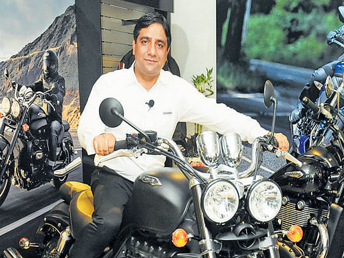 Triumph Motorcycles India Managing Director Vimal Sumbly