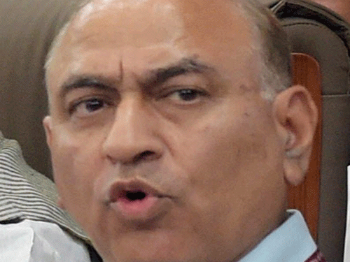 Home Secretary Anil Goswami was removed on Wednesday night for trying to prevent the CBI from arresting former Union minister and Congress leader Matang Sinh, an accused in the Saradha scam.