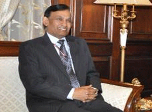 Senior IAS officer L C Goyal today took over as the Home Secretary, succeeding Anil Goswami who was forced out last night in the wake of his alleged attempt to stall the arrest of Saradha scam accused Matang Sinh by CBI.  Picture courtesy  twitter.com/HMOIndia