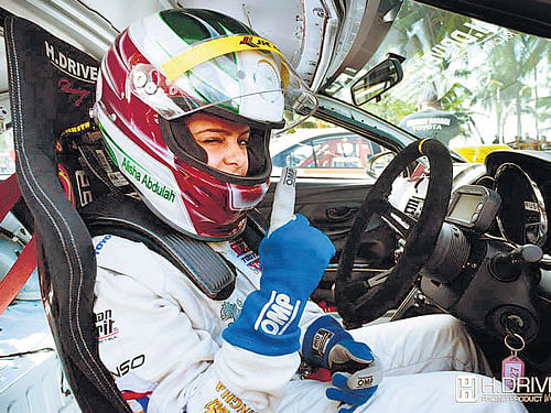 all in the genes Born to seven-time national champion RA Abdullah, Alisha feels her life belongs to motor sport.