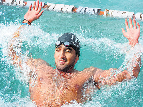 my territory: Sandeep Sejwal sizzled again on Saturday, romping to victory in the 100M breast stroke final. dh file photo