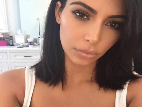 In a surprising move, reality TV star Kim Kardashian has debuted her new shoulder-length bob haircut on an Instagram picture.Image Courtesy: Twitter