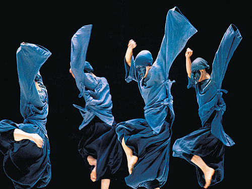 energetic (Above and right) Tao Dance Theater performances.