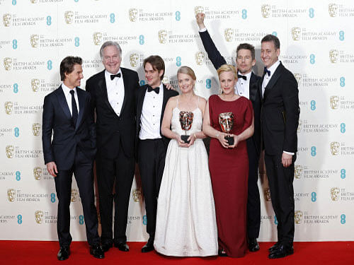 "Boyhood", a coming-of-age story about growing up, Sunday night won the top honours of Best Film and Best Director at the British Academy of Film and Television Arts (BAFTA) Awards, where "The Grand Budapest Hotel" walked away with five trophies.Reuters photo