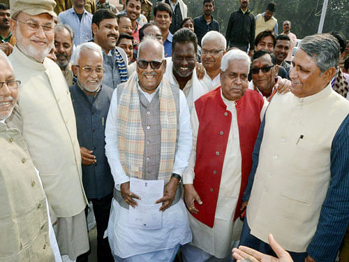 With Bihar Governor Keshri Nath Tripathi returning here from Kolkata Monday, the focus has shifted to Raj Bhawan from the prevailing political crisis in the state's ruling Janata Dal-United (JD-U).AP file photo