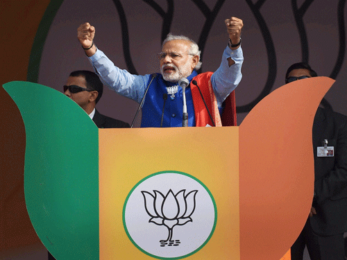 A number of decisions taken by Prime Minister Narendra Modi-led government for the development of the national capital for the past few months, appear to have failed to click with the voters. PTI file photo