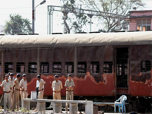 The Gujarat High court will conduct from February 18 a day-to-day hearing on appeals in the case of burning the S-6 coach of Sabarmati Express on February 2002, near Godhra station in which 59 karsevaks were killed. PTI file photo