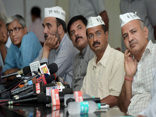 Arvind Kejriwal will be heading a seven-member AAP cabinet which will include his close confidante Manish Sisodia as Deputy Chief Minister and four new faces, party sources said today.Pti File photo
