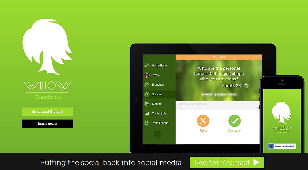 Dating app that sparks up intelligent conversation