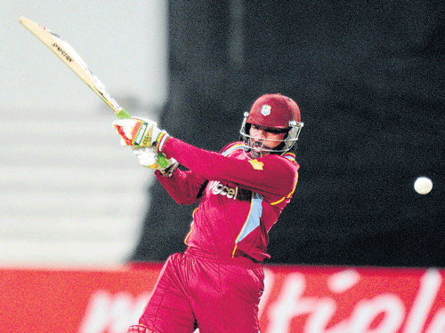 West Indies' Chris Gayle once again failed to fire against Scotland, raising a worry for his team. AP