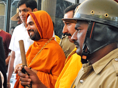 Even five months after a rape case was registered against Ramachandrapura Mutt seer Raghaveshwara Bharathi, the Criminal Investigation Department (CID) is yet to complete its investigation. DH photo