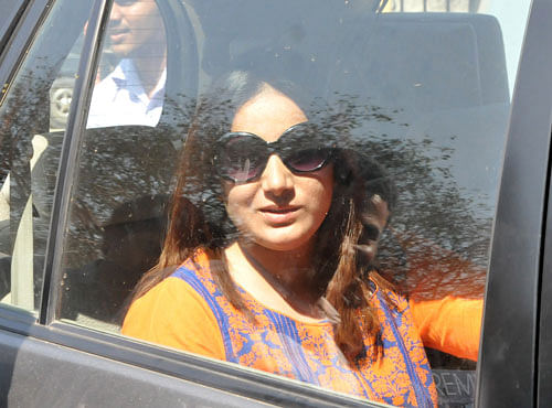A woman suffered injuries in an accident involving actor Pooja Gandhi's car in Jayanagar on Thursday afternoon. DH file photo