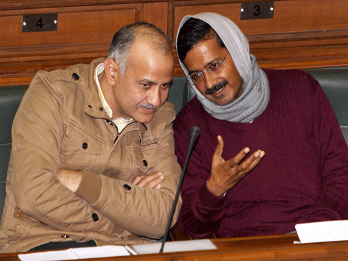 A new post of deputy chief minister is likely to be created by Arvind Kejriwal for his confidant Manish Sisodia who served as education minister in the previous AAP government in Delhi. PTI file photo