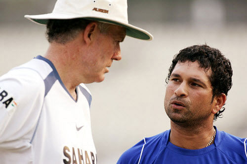 Former India coach Greg Chappell says his relations with Sachin Tendulkar soured after the Australian had asked the Indian cricket icon to bat down the order at the 2007 World Cup. AP file photo