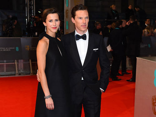 'The Imitation Game' star Benedict Cumberbatch and his pregnant fiancee Sophie Hunter secretly tied the knot on Valentines Day in presence of family and close friends. AP photo
