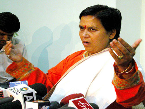 Senior BJP leader Uma Bharati today refused to comment on Congress's allegation that there was an attempt to magnify her role by investigating agencies in connection with the Madhya Pradesh recruitment scam.PTI file photo