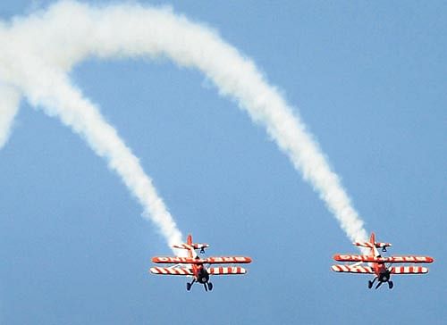 Five days of fascinating aerial displays, breathtaking manoeuvres by hyper-agile flying machines, a slew of business deals by global aviation majors. DH photo