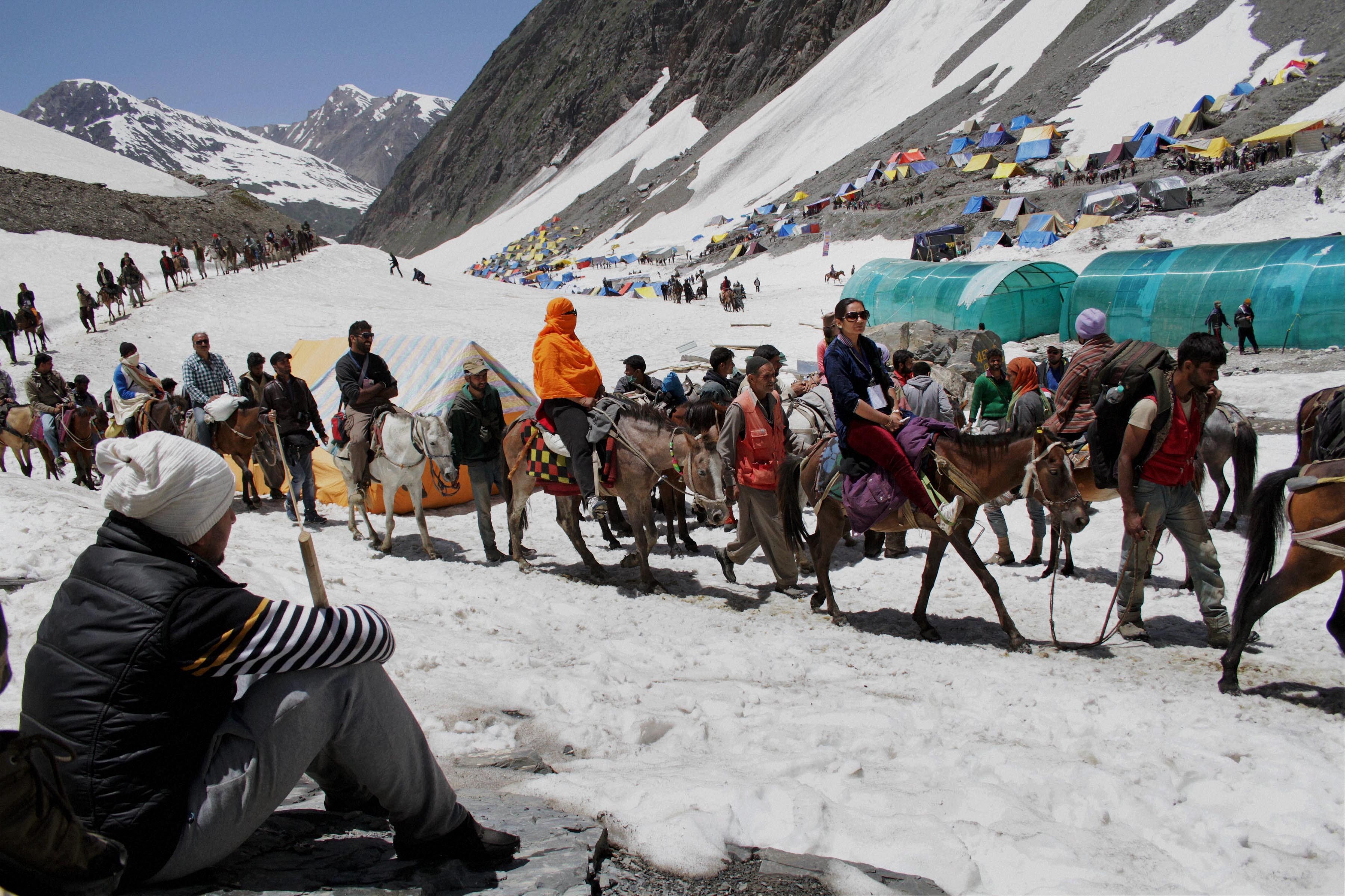 The government is planning a coordinated multi-media campaign to spread awareness about facilities, procedures as well as the precautions to be taken for the benefit of pilgrims embarking on the Amarnathji Yatra, commencing on the July 2.PTI File photo