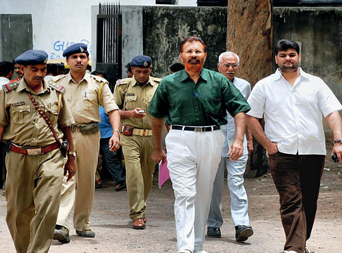 Controversial ex-IPS officer D G Vanzara, an accused in the fake encounter cases of Ishrat Jahan and Soharabuddin Sheikh, today walked out of the Sabarmati Central Jail here after spending almost seven and half years in prison. PTI file photo