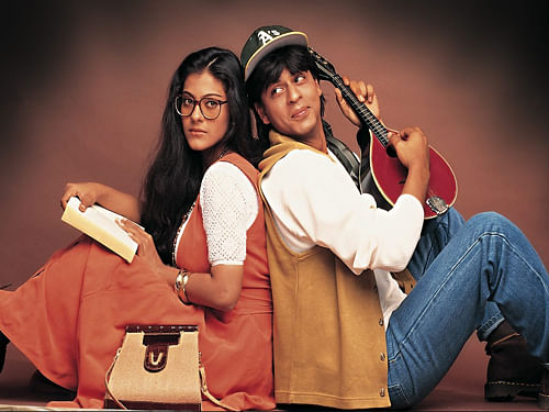 Bollywood superstar Shah Rukh Khan and Kajol's 1995 iconic love saga. Image Courtesy Facebook.