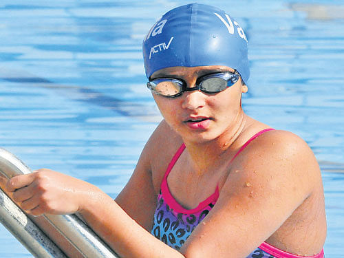 TALENTED Vaania Kapoor Achuthan won a clutch of medals at the recent National Games in Thiruvananthapuram. dh photo/ B K JANARDHAN