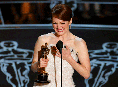 Julianne Moore wins best actress Oscar for 'Still Alice'