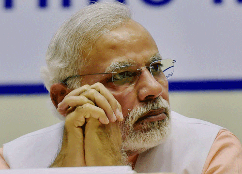 Amid stiff opposition to government's move to amend land acquisition Act, Prime Minister Narendra Modi today made it clear that there was no going back. PTI file photo