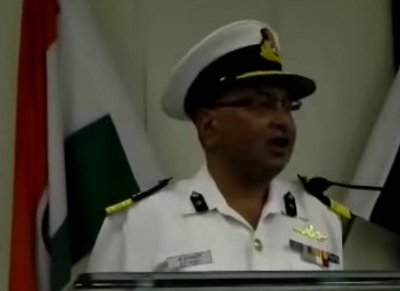 The Coast Guard DIG B K Loshali, who had contradicted the government's version on the explosion on board a Pakistani vessel, has been removed as the Chief of Staff at Northwest region and attached to their zonal headquarters. Screen grab