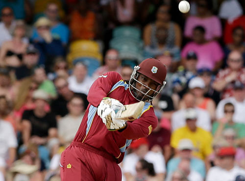 Record-breaking Chris Gayle says the West Indies will be looking to post their fourth total above 300 in Friday's crunch World Cup game with South Africa at the Sydney Cricket Ground. AP file photo