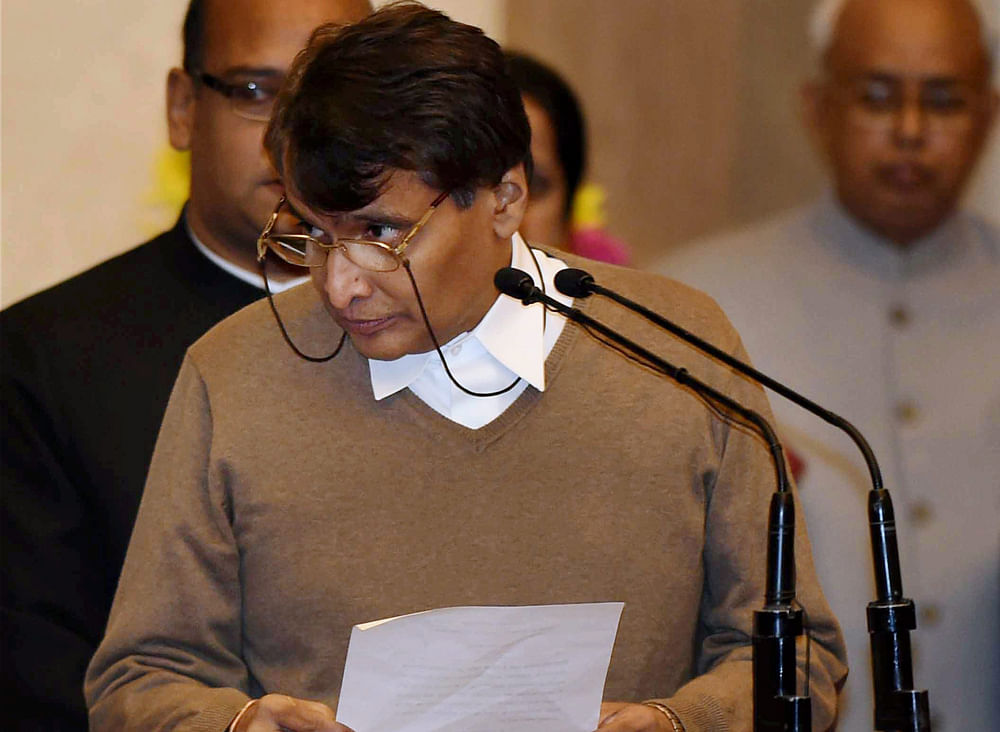 In his maiden rail budget, Suresh Prabhu may focus on pending rail reforms with more high speed trains, modernisation of safety systems, energy efficiency, better security environment and amenities for passengers, and administrative restructuring.PTI file photo