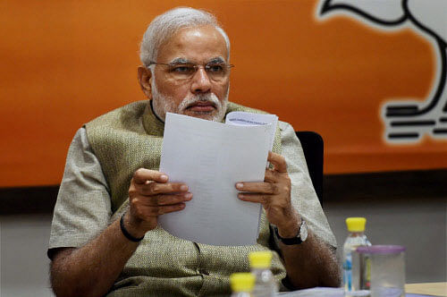 Facing resistance on land bill, Prime Minister Narendra Modi today expressed readiness to make changes in the proposed legislation as he reached out to opposition for support, saying they should shed politics and not make it a prestige issue. PTI File Photo.
