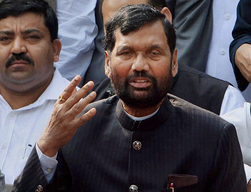 Union Food and Consumers Affairs Minister Ram Vilas Paswan today implored the Opposition to ensure passage of the Land Acquisition Bill in national interest..PTI File photo