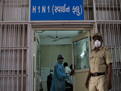 Swine flu has claimed 34 more lives as the nationwide toll from the H1N1 virus touched 1,075 with the number of cases of the disease inching towards the 20,000 mark. AP photo
