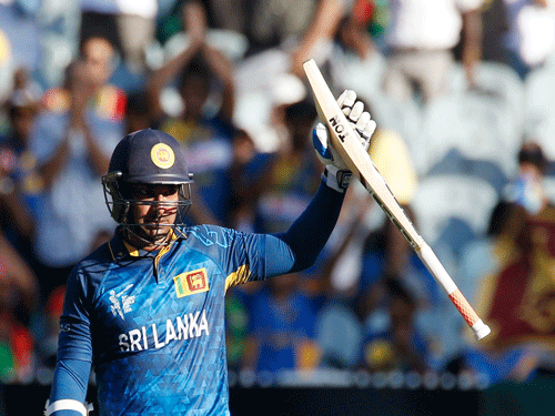 Sri Lanka's Lahiru Thirimanne on Sunday declared team-mate Kumar Sangakkara one of the best limited overs batsmen of all time after his second successive century at the World Cup. Reuters File Photo.