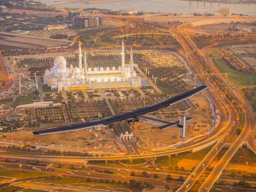 Solar Impulse-the world's only solar-powered aircraft-is set to arrive in India by this weekend.  Reuters photo
