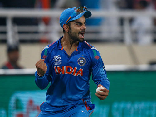 India's premier batsman and team's vice-captain Virat Kohli today suddenly lost his cool after the training session here today as he hurled abuses at a journalist before the side's group league game against West Indies at the WACA on Friday. AP FIle Photo