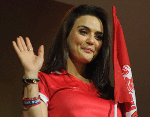 The 'Veer-Zara' actress Preity Zinta, who is rarely seen on the silverscreen these days, recently revealed that she gave up her film career for her IPL team Kings XI Punjab, reports Times Of India.DH file photo